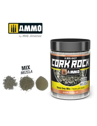 CREATE CORK Stone Grey Mix (Jar 100mL) - AMMO by MIG Jimenez A.MIG-...
