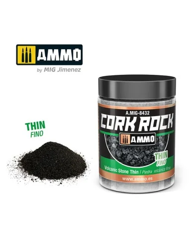 CREATE CORK Volcanic Rock Thin (Jar 100mL) - AMMO by MIG Jimenez A....