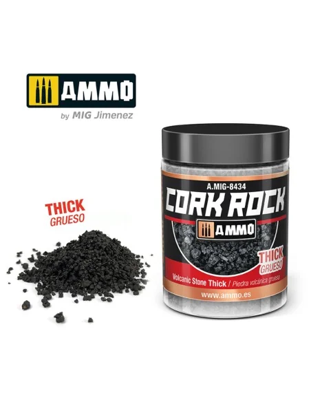 CREATE CORK Volcanic Rock Thick (Jar 100mL) - AMMO by MIG Jimenez A...