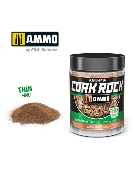 CREATE CORK Crushed Brick Thin (Jar 100mL) - AMMO by MIG Jimenez A....