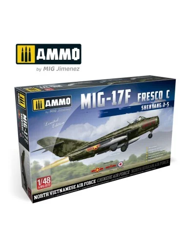 1/48 MiG-17F Shenyang J-5, Vietnam-China-North Korea, 1/48 - AMMO b...
