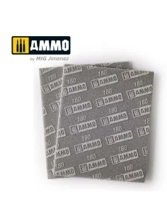 Sanding Sponge Sheet (180) - 2 pcs. - AMMO by MIG Jimenez A.MIG-8556