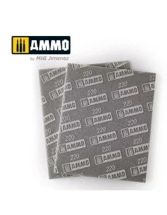 Sanding Sponge Sheet (220) - 2 pcs. - AMMO by MIG Jimenez A.MIG-8557