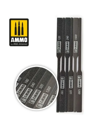 Tapered Sanding Sticks - 6 pcs. - AMMO by MIG Jimenez A.MIG-8567