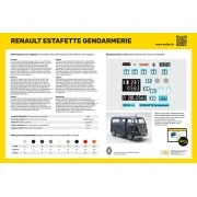 Renault Estafette Gendarmerie, 1/24 - Heller 80742 Renault Estafette Gendarmerie, 1/24 - Heller 80742