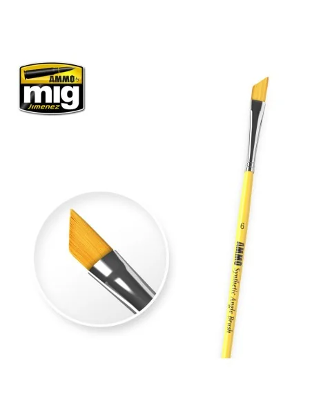 6 Synthetic Angle Brush - AMMO by MIG Jimenez A.MIG-8607
