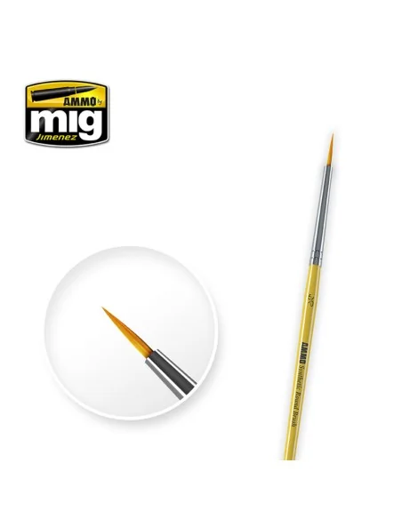 5/0 Synthetic Round Brush - AMMO by MIG Jimenez A.MIG-8610
