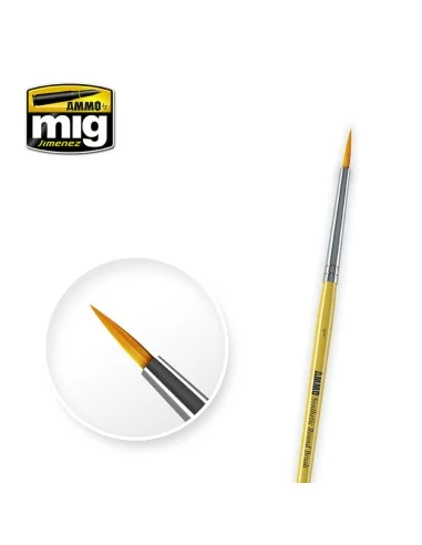 1 Synthetic Round Brush - AMMO by MIG Jimenez A.MIG-8613
