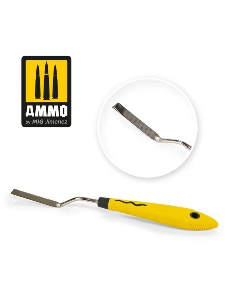 Flat Rectangle Palette Knife - AMMO by MIG Jimenez A.MIG-8683