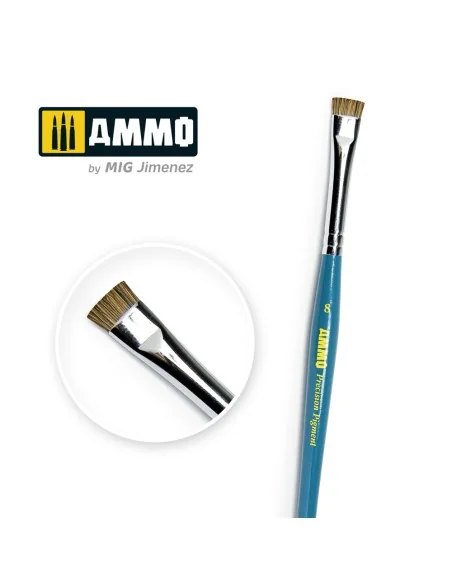8 AMMO Precision Pigment Brush - AMMO by MIG Jimenez A.MIG-8705