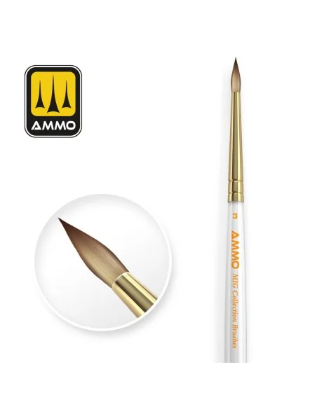 AMMO MIG Collection Brushes Conical Ø3 - AMMO by MIG Jimenez A.MIG-...