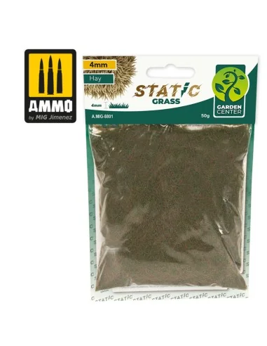 Static Grass - Hay - 4mm - AMMO by MIG Jimenez A.MIG-8801