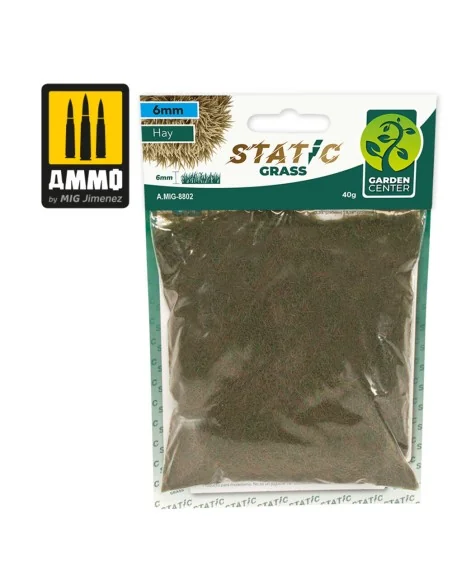 Static Grass - Hay - 6mm - AMMO by MIG Jimenez A.MIG-8802