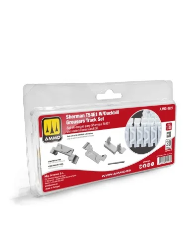 Sherman T54E1 with Duckbill Grousers Tracks Set, 1/48 - AMMO by MIG...