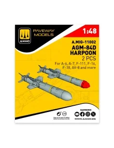 AGM-84D Harpoon (2 pcs), 1/48 - AMMO by MIG Jimenez A.MIG-11002