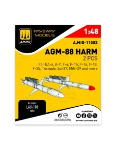 AGM-88 HARM (2 pcs), 1/48 - AMMO by MIG Jimenez A.MIG-11003