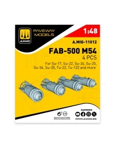 FAB-500 M54 (4 pcs), 1/48 - AMMO by MIG Jimenez A.MIG-11012
