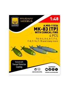 MK-83 with thermal protection and conical fin (4 pcs), 1/48 - AMMO ...