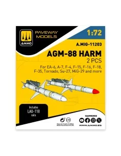 AGM-88 HARM (2 pcs), 1/72 - AMMO by MIG Jimenez A.MIG-11203