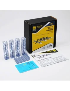 AIM-7M Sparrow (4 pcs), 1/72 - AMMO by MIG Jimenez A.MIG-11207 2