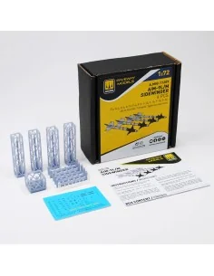AIM-9L/M Sidewinder (4 pcs), 1/72 - AMMO by MIG Jimenez A.MIG-11209 2