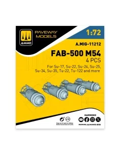 FAB-500 M54 (4 pcs), 1/72 - AMMO by MIG Jimenez A.MIG-11212