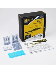 MK-81 with MAU-94/B conical fin (6 pcs), 1/72 - AMMO by MIG Jimenez... 2