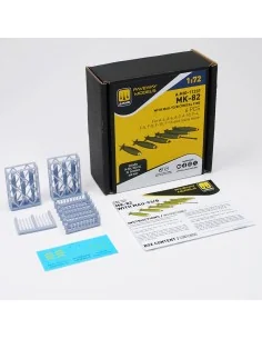 MK-82 with MAU-93/B conical fin (6 pcs), 1/72 - AMMO by MIG Jimenez... 2