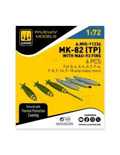 MK-82 with thermal protection and MAU-93 fin (6 pcs), 1/72 - AMMO b...