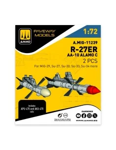 R-27ER - AA-10 Alamo C (2 pcs), 1/72 - AMMO by MIG Jimenez A.MIG-11239