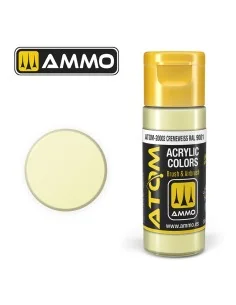 ATOM COLOR Cremeweiss RAL 9001 - AMMO by MIG Jimenez ATOM-20002