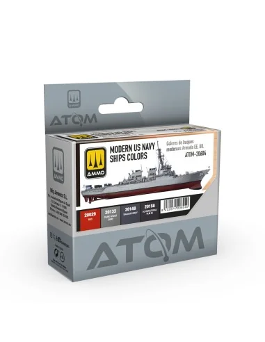 ATOM Modern US Navy Ships colors Set - AMMO by MIG Jimenez ATOM-20604