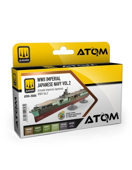 ATOM WWII Imperial Japanese Navy Vol.2 Set - AMMO by MIG Jimenez AT...