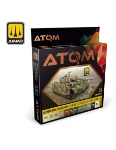 ATOM-German Tank Colors WWII - AMMO by MIG Jimenez ATOM-20704