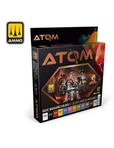 ATOM-Basic Wargames Colors I - AMMO by MIG Jimenez ATOM-20706