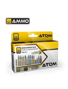 ATOM Modern Amunition Colors Set - AMMO by MIG Jimenez ATOM-20713