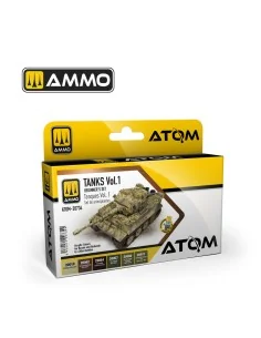 ATOM Beginners Set: Tanks Vol.1 - AMMO by MIG Jimenez ATOM-20734