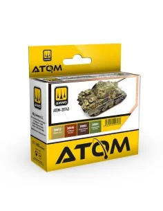 ATOM 1944-45 German Standard Colors Set - AMMO by MIG Jimenez ATOM-...