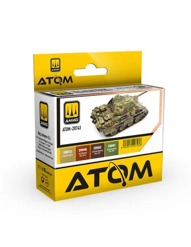 [NO_DESC] ATOM 1944-45 German Standard Colors Set - AMMO by MIG Jim...