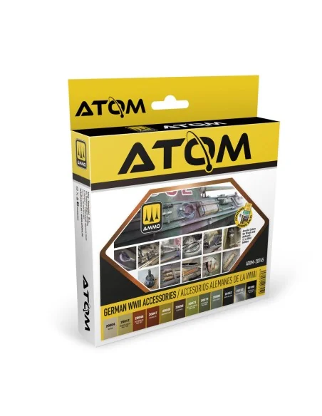 ATOM German WWII Accessories Set - AMMO by MIG Jimenez ATOM-20745