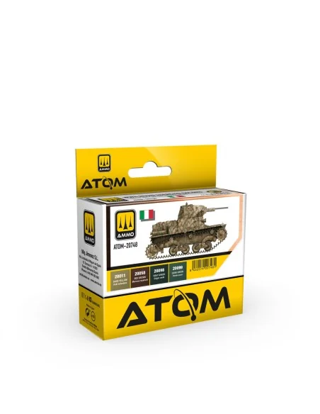 ATOM WWII Regio Esercito Colors Set - AMMO by MIG Jimenez ATOM-20748