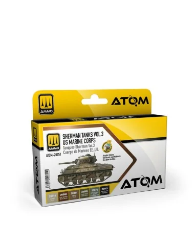 ATOM Sherman Tanks Vol 3 WWII US Marine Corps Set - AMMO by MIG Jim...