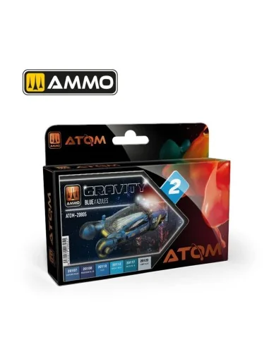 ATOM Gravity Set 2 -Blue - AMMO by MIG Jimenez ATOM-20805