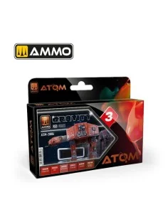 ATOM Gravity Set 3 -Red - AMMO by MIG Jimenez ATOM-20806