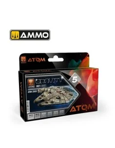 ATOM Gravity Set 5 - Grey - AMMO by MIG Jimenez ATOM-20808