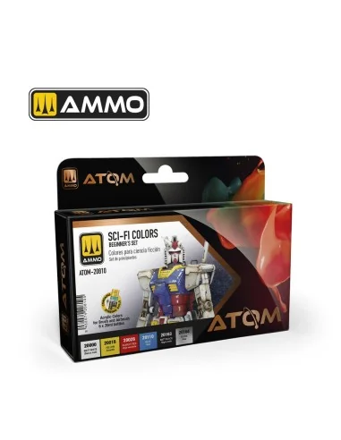 ATOM Beginners Set: SCI-FI Colors - AMMO by MIG Jimenez ATOM-20810