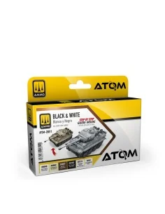[NO_DESC] ATOM Black & White Technique Set - AMMO by MIG Jimenez AT...