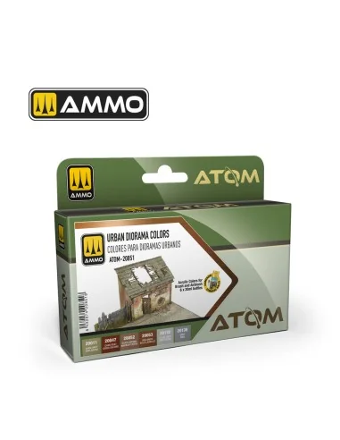 ATOM Urban Diorama Colors - AMMO by MIG Jimenez ATOM-20851