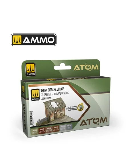 ATOM Urban Diorama Colors - AMMO by MIG Jimenez ATOM-20851