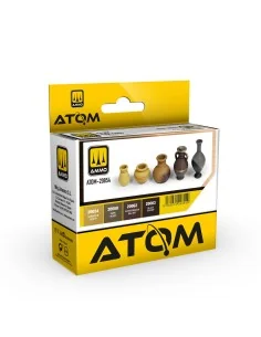 ATOM Clay Colors Set - AMMO by MIG Jimenez ATOM-20854